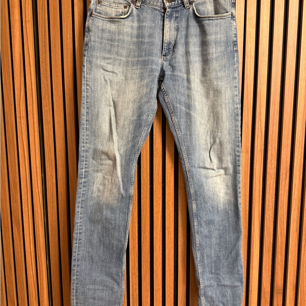 Theory Light Blue Straight Jeans